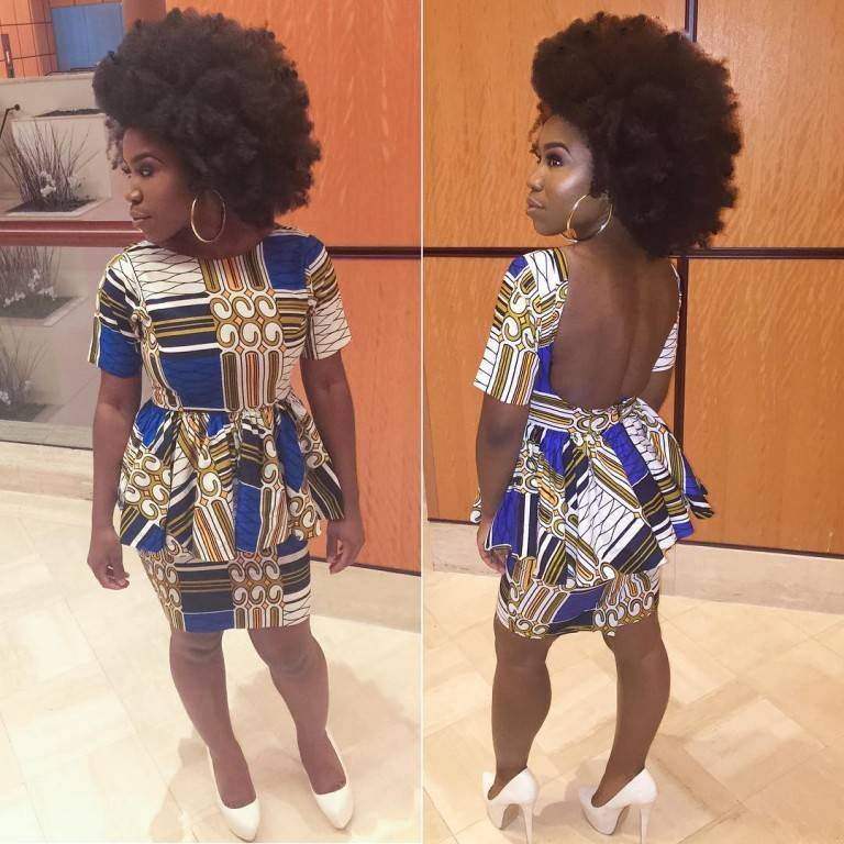 CATCH THE PEPLUM FEVER WITH THESE ANKARA STYLES