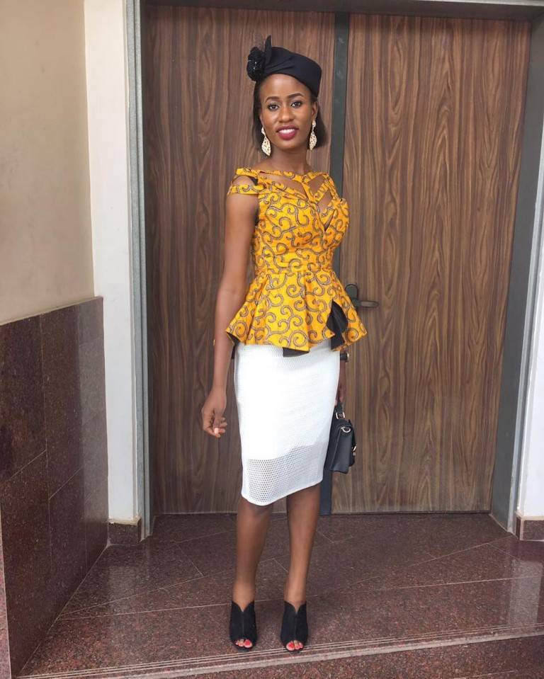CATCH THE PEPLUM FEVER WITH THESE ANKARA STYLES
