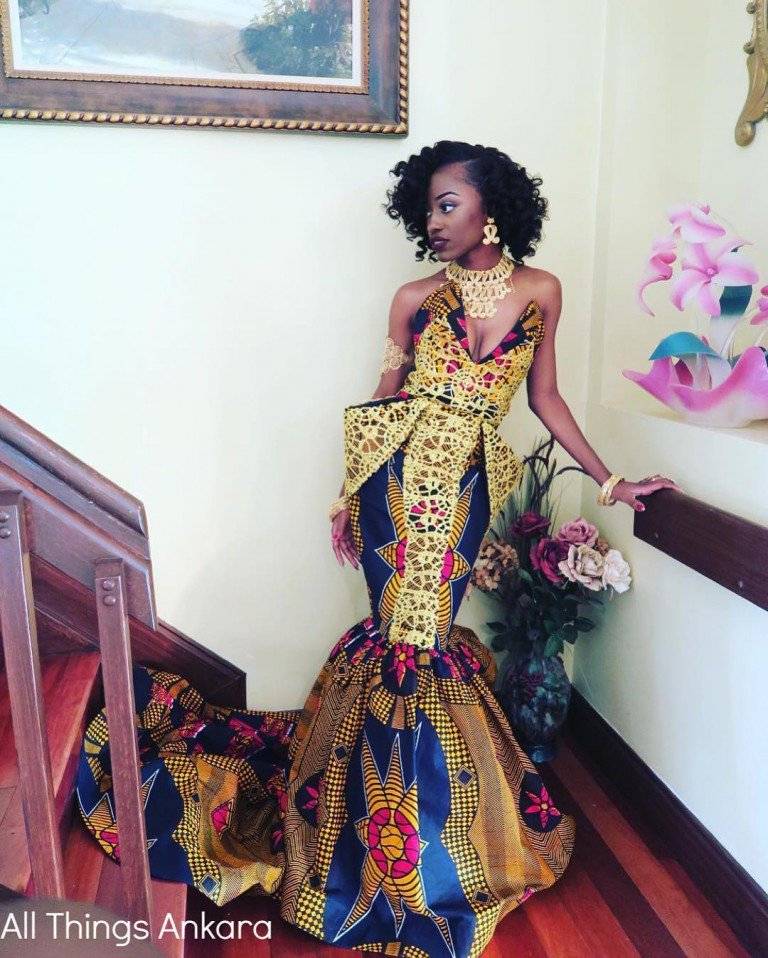THE ANKARA MERMAID DRESS SHOULD BE YOUR LATEST ADDICTION
