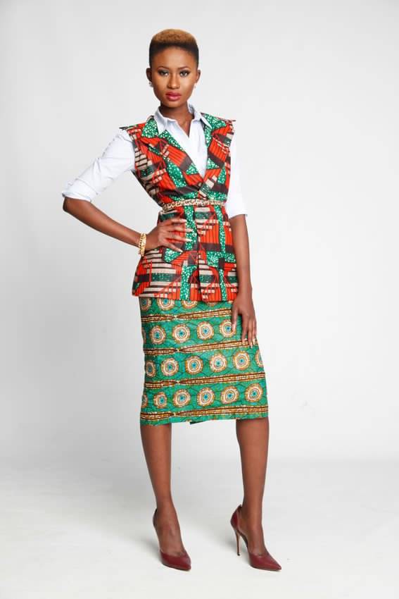 THE ANKARA SKIRT AND PLAIN WHITE SHIRT CORPORATE TREND