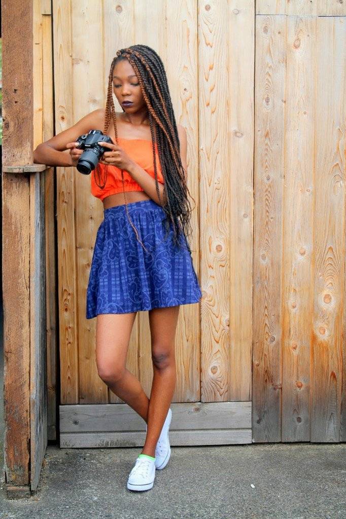 THE STYLISH ANKARA SKATER SKIRT YOU SHOULD ROCK NOW