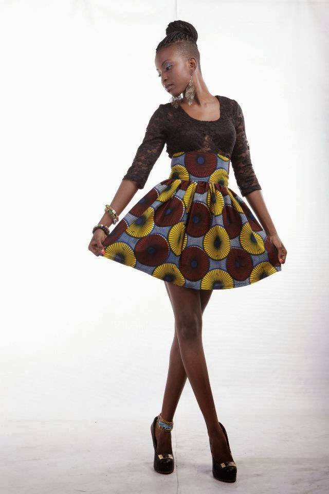 THE STYLISH ANKARA SKATER SKIRT YOU SHOULD ROCK NOW