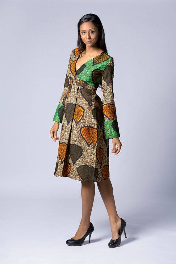 THESE ARE ANKARA LONG SLEEVE STYLES YOU NEED THIS RAINY AUGUST BREAK