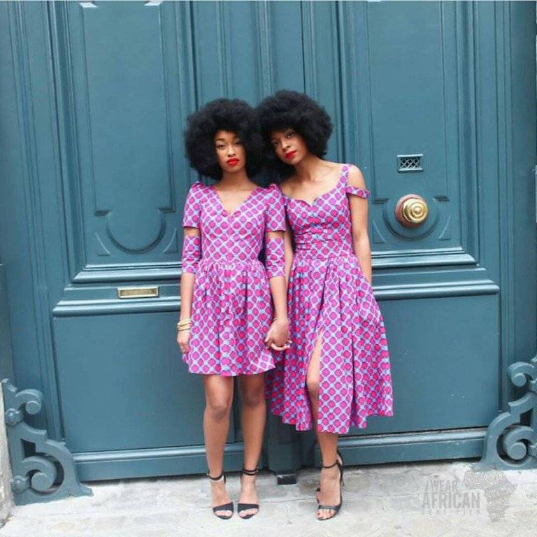 TWINNING IN THE MOST FABULOUS ANKARA PRINTS