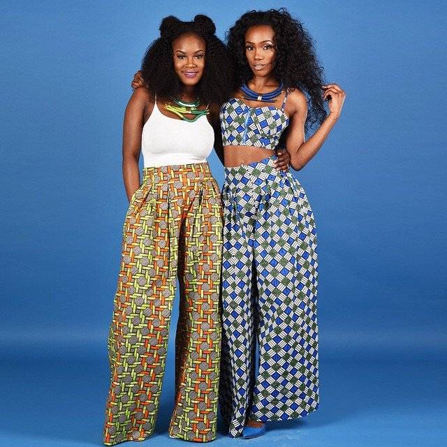 TWINNING IN THE MOST FABULOUS ANKARA PRINTS