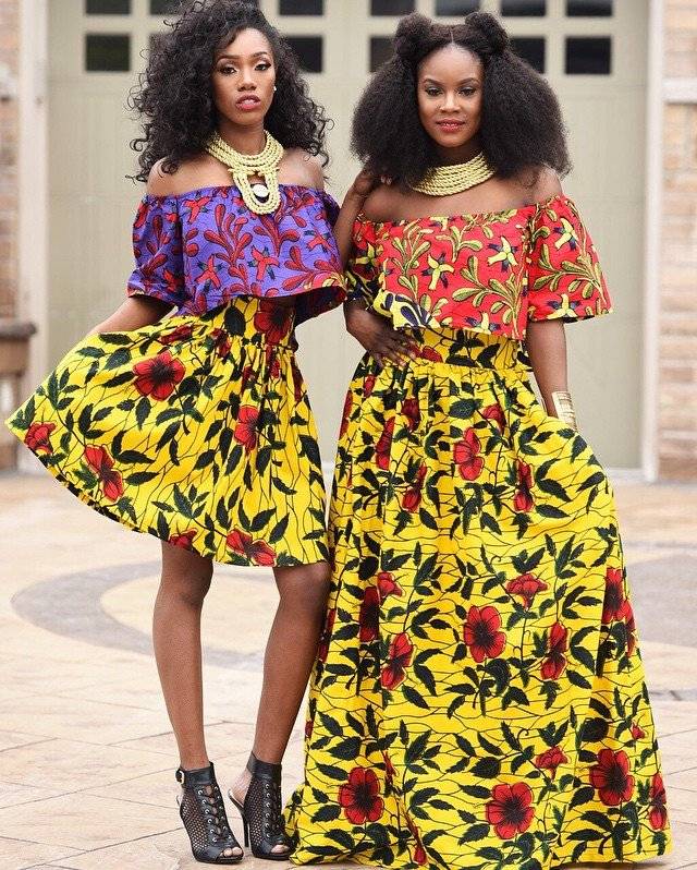 TWINNING IN THE MOST FABULOUS ANKARA PRINTS