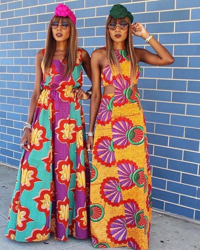 TWINNING IN THE MOST FABULOUS ANKARA PRINTS