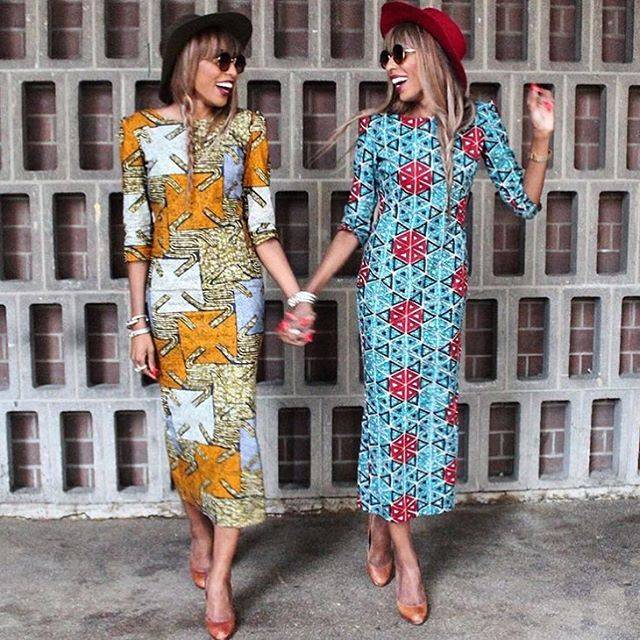 TWINNING IN THE MOST FABULOUS ANKARA PRINTS
