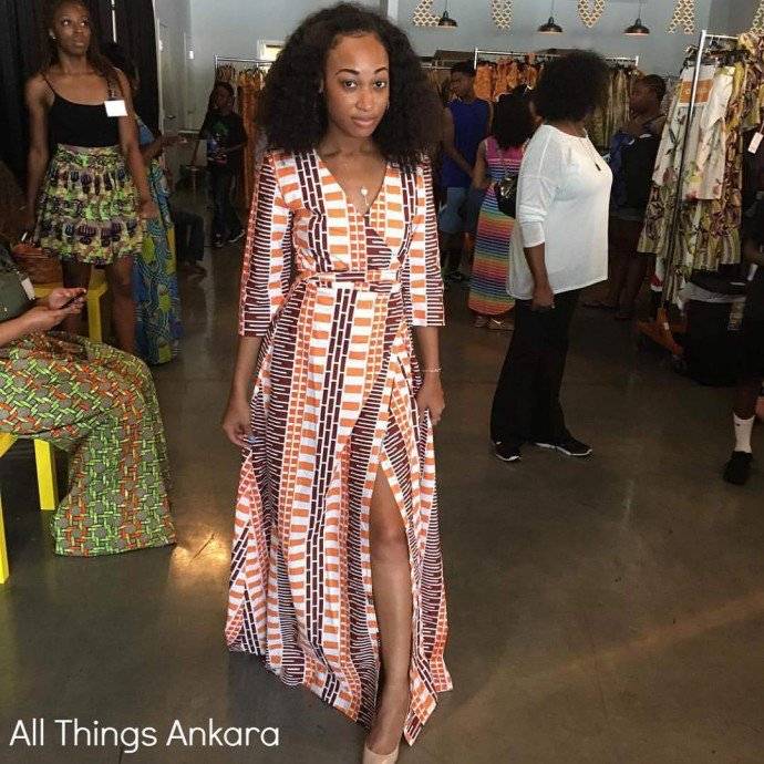 THE ANKARA WRAP DRESS IS A WARDROBE STAPLE