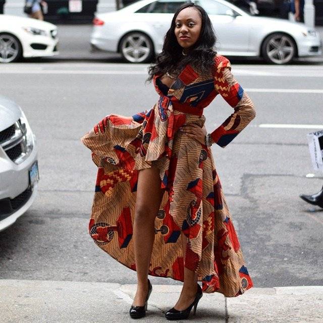 THE ANKARA WRAP DRESS IS A WARDROBE STAPLE