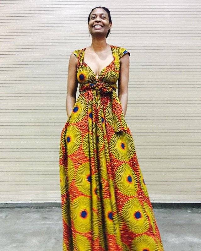 THE ANKARA WRAP DRESS IS A WARDROBE STAPLE