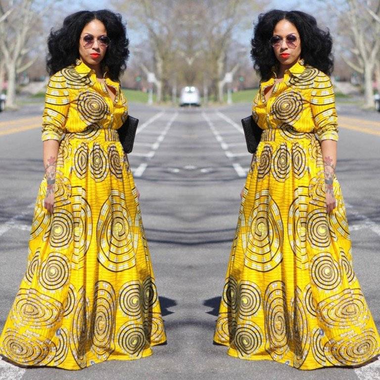 COOL WAYS TO ROCK ANKARA MAXI SKIRT STYLE