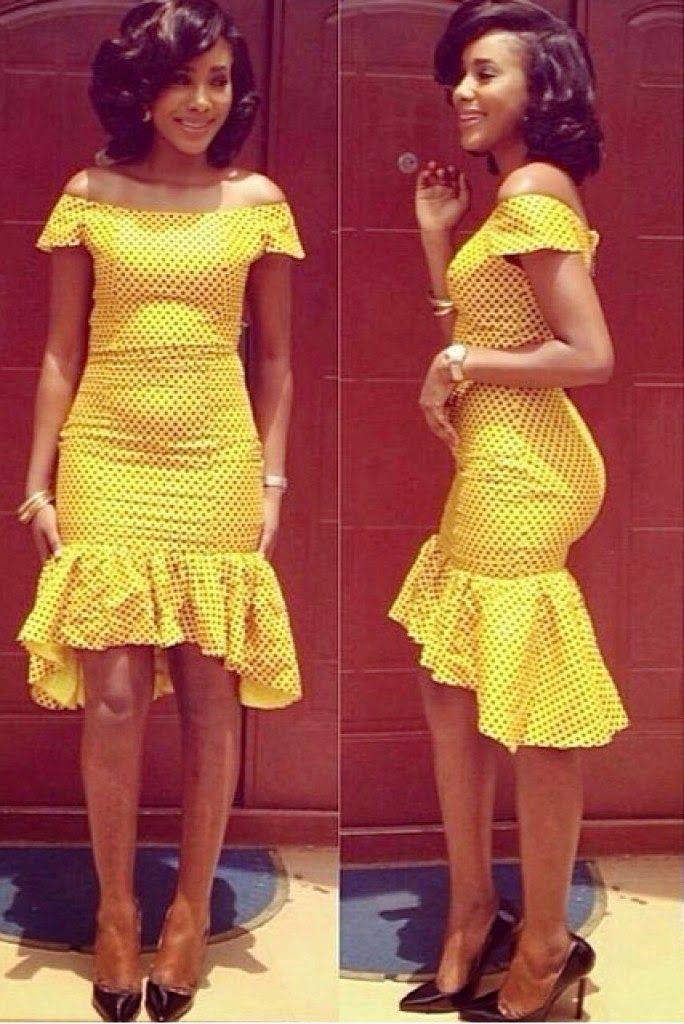 THESE ANKARA TRUMPET DRESSES TREND YOU SHOULD JOIN NOW