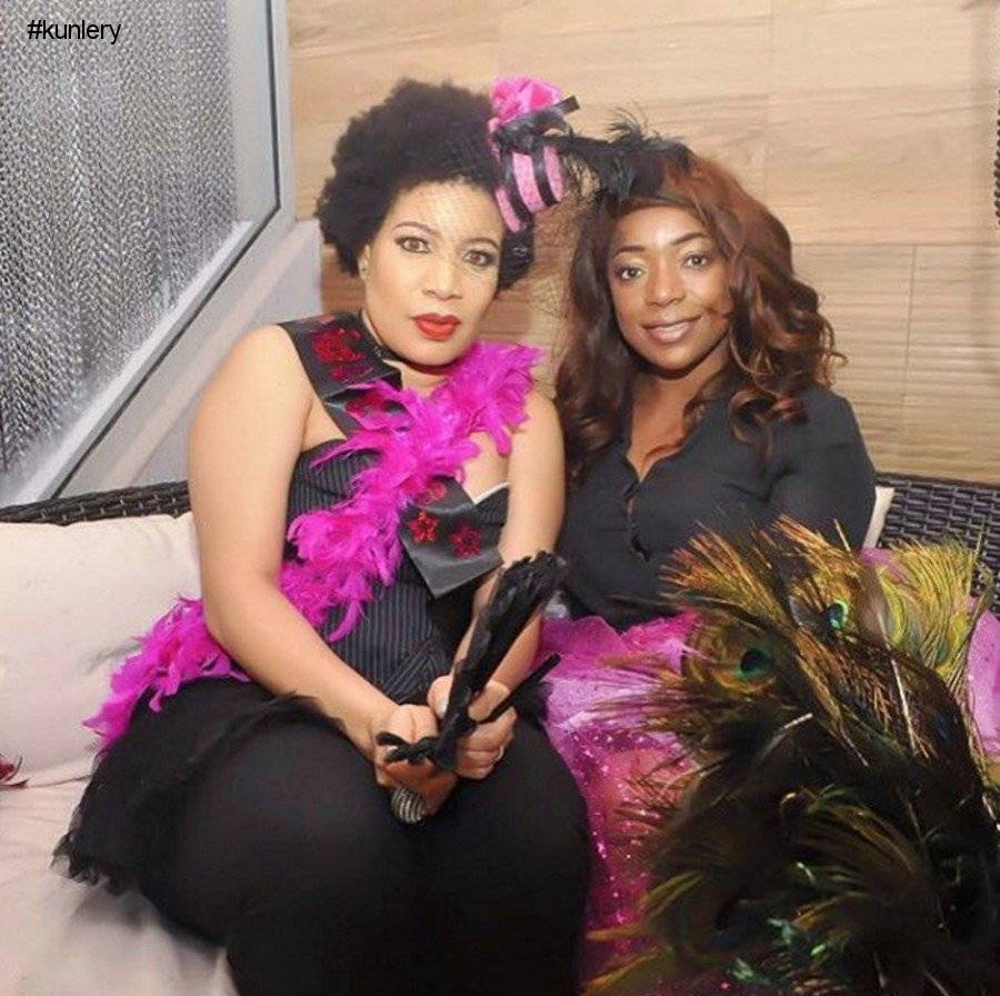 SEE PICTURES FROM MONALISA CHINDA’S BURLESQUE THEMED BRIDAL SHOWER