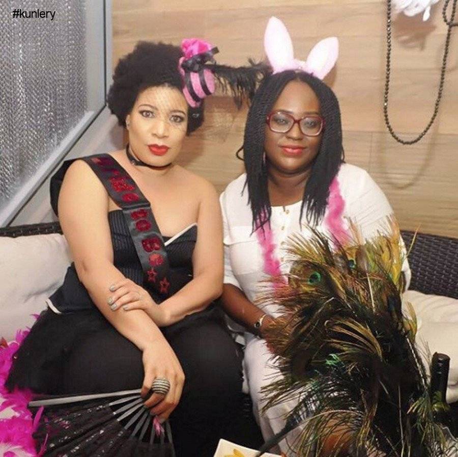 SEE PICTURES FROM MONALISA CHINDA’S BURLESQUE THEMED BRIDAL SHOWER