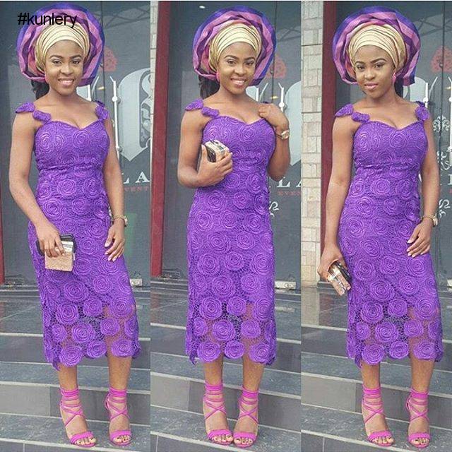 MORE INCREDIBLE SHORT LACE GOWN STYLES YOU NEED TO SEE