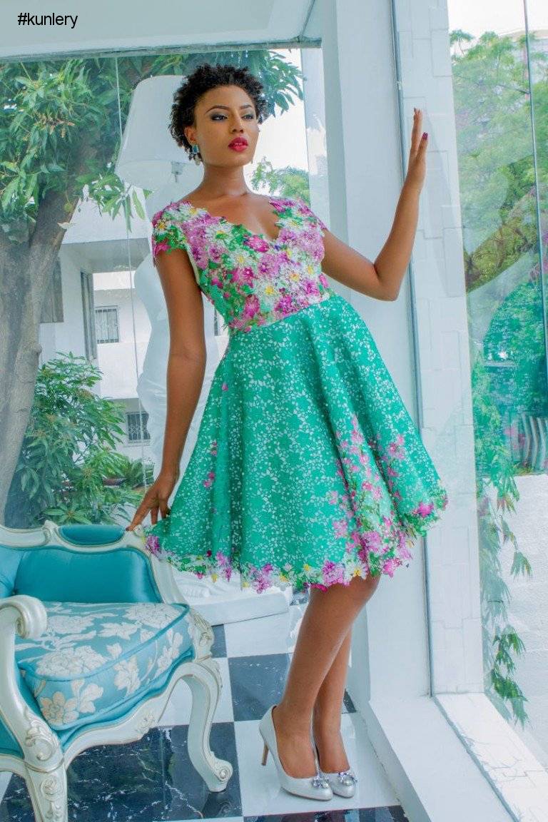 MORE INCREDIBLE SHORT LACE GOWN STYLES YOU NEED TO SEE