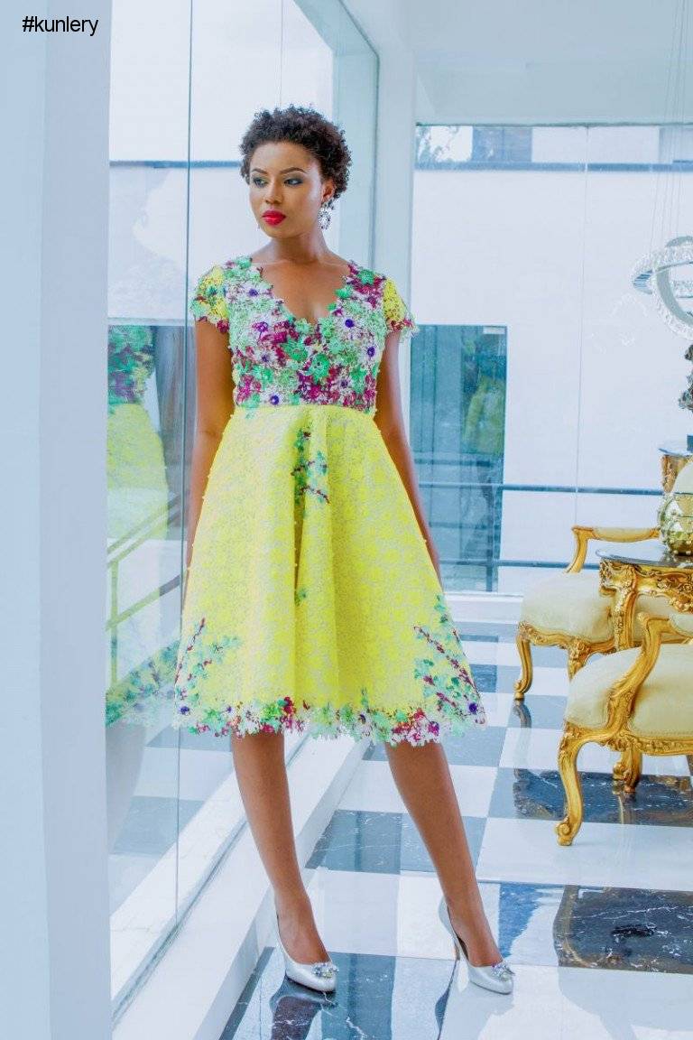 MORE INCREDIBLE SHORT LACE GOWN STYLES YOU NEED TO SEE