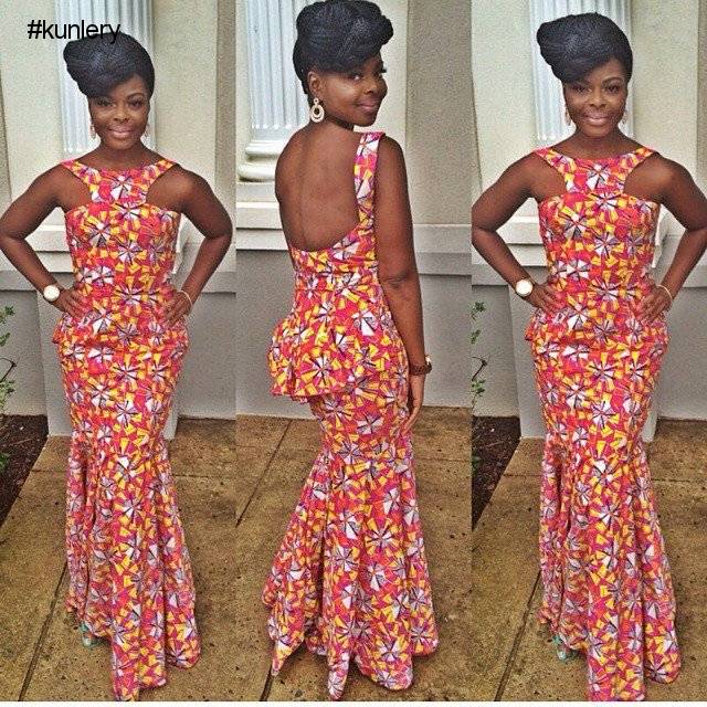 THE LATEST TRENDING ANKARA MERMAID DRESS YOU NEED TO ROCK