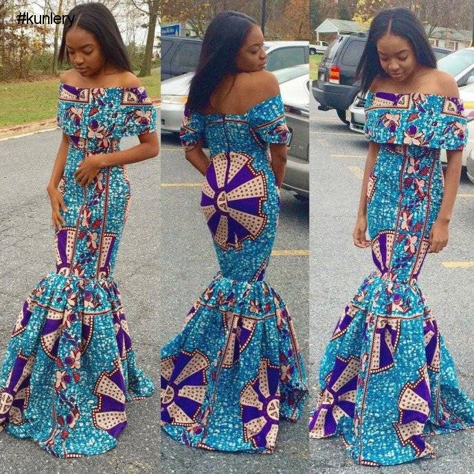 THE LATEST TRENDING ANKARA MERMAID DRESS YOU NEED TO ROCK