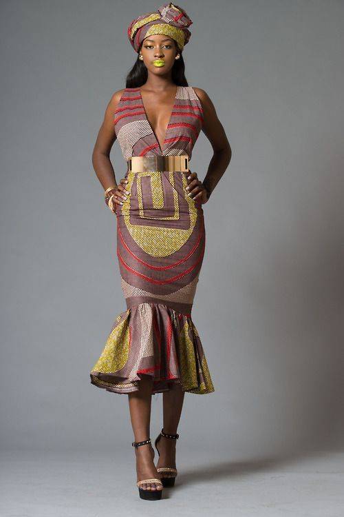 FLAUNT YOUR FLAWLESS SKIN IN ANKARA SLEEVELESS DRESSES