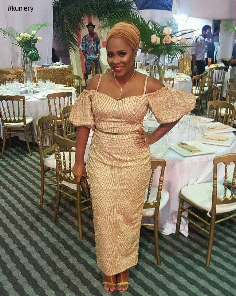 fashion nova : CHAMPAGNE COLORED ASO EBI STYLES THAT WOULD KNOCK YOU OFF YOUR FEET