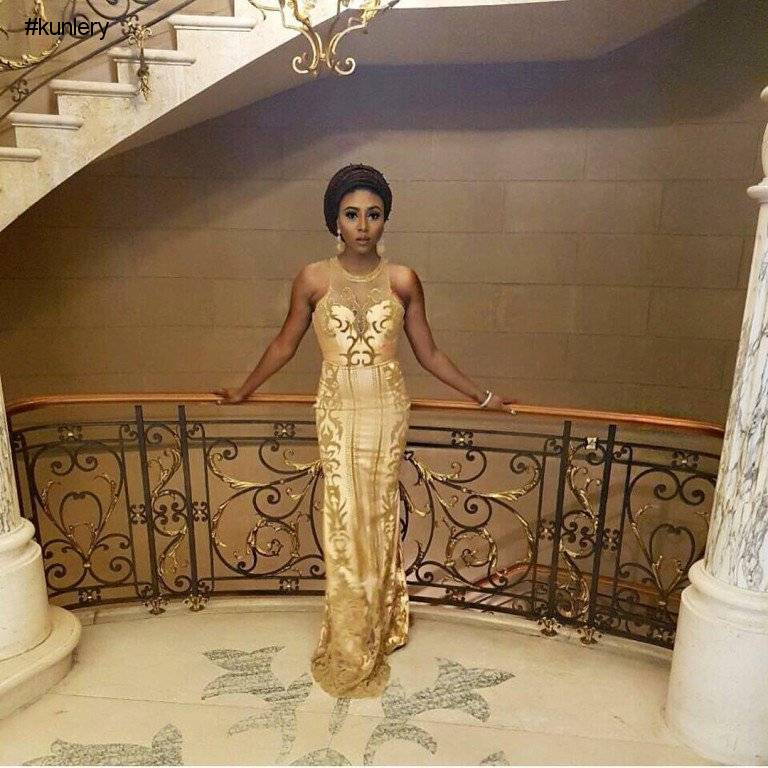 fashion nova : CHAMPAGNE COLORED ASO EBI STYLES THAT WOULD KNOCK YOU OFF YOUR FEET