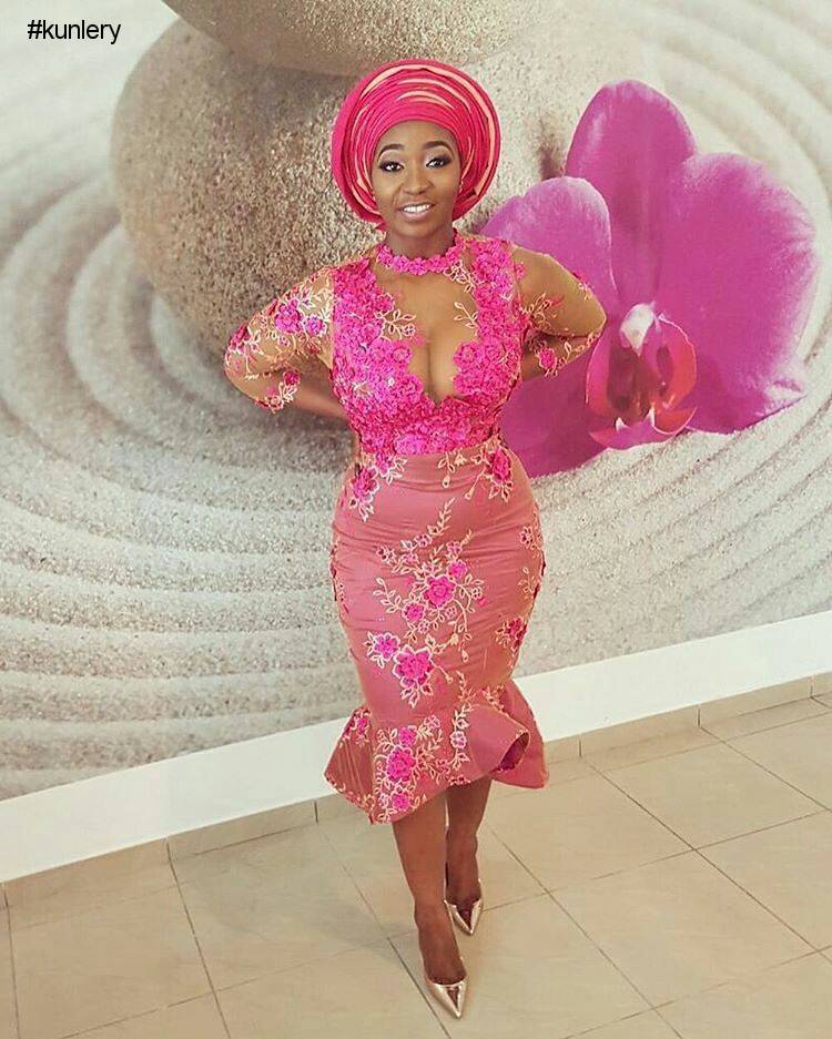 THE COOLEST PINK LACE ASO EBI STYLES YOU NEED TO SEE