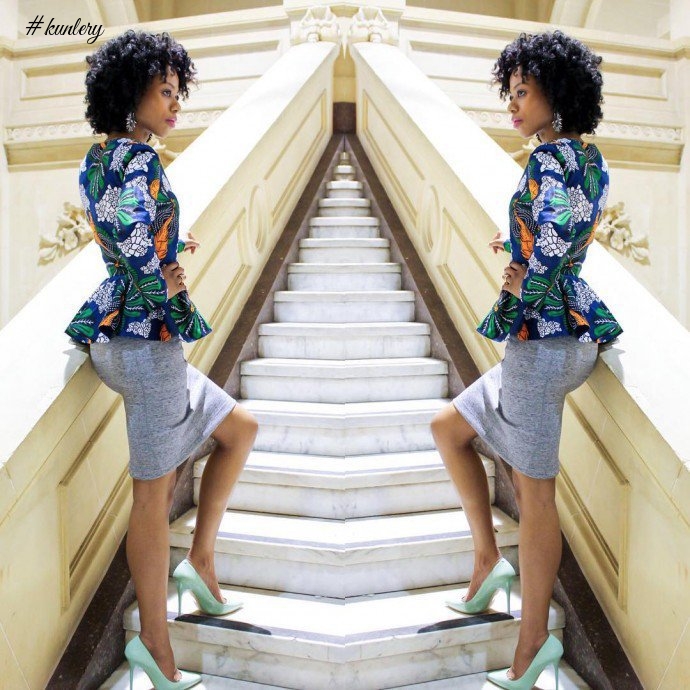 LATEST ANKARA PEPLUM BLAZER TREND WE ARE LOVING