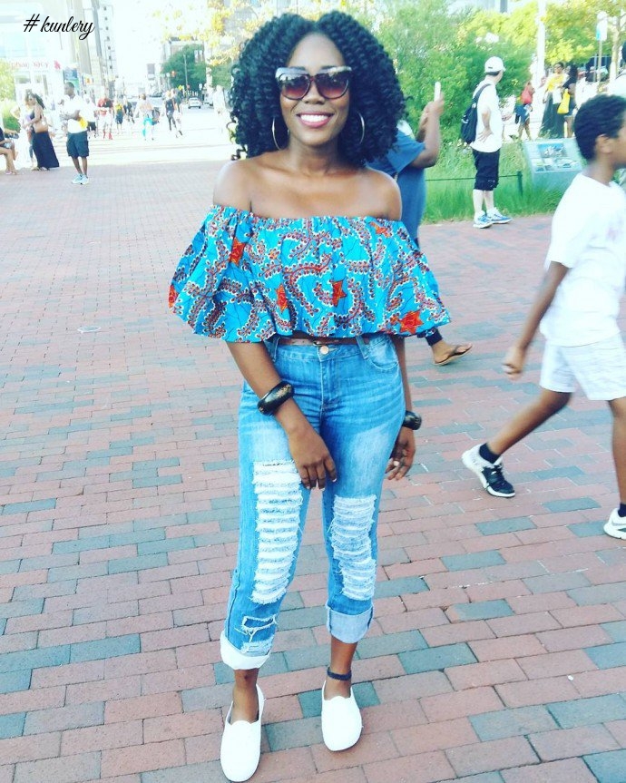 THIS ARE THE COOL WAYS YOU CAN ROCK ANKARA AND JEANS