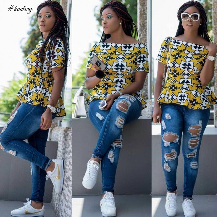 THIS ARE THE COOL WAYS YOU CAN ROCK ANKARA AND JEANS