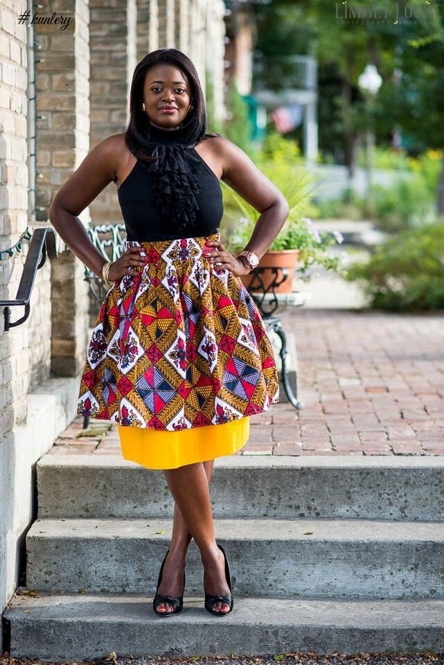 THE ANKARA FLARED SKIRT TREND YOU NEED TO ROCK