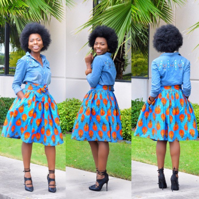 THE ANKARA FLARED SKIRT TREND YOU NEED TO ROCK