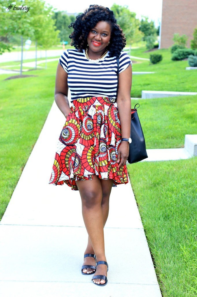 THE ANKARA FLARED SKIRT TREND YOU NEED TO ROCK
