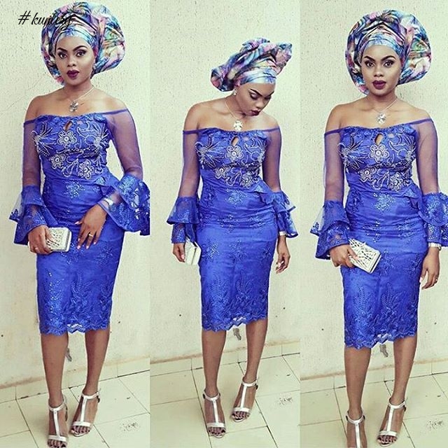LATEST BLUE ASO EBI STYLES