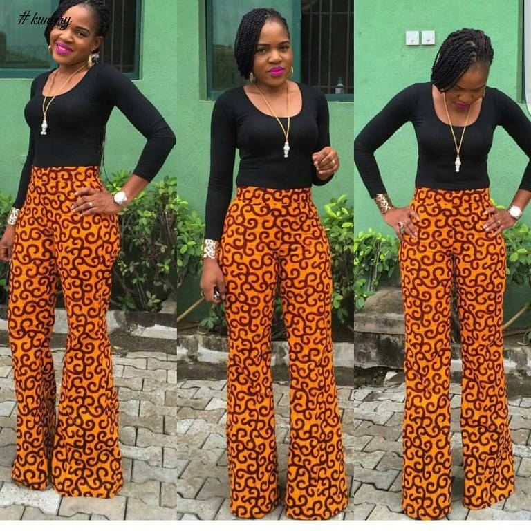 ANKARA TROUSER STYLES IS THE STYLE YOU NEED TO ADD LIFE TO YOUR WARDROBE