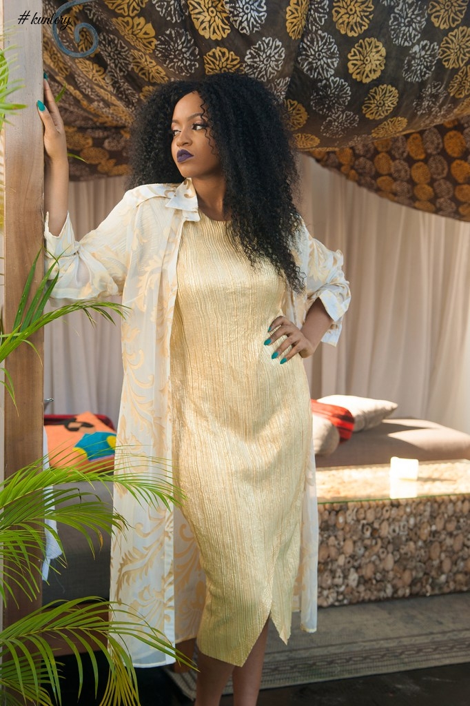 STEPHANIE COLE IN A STUNNING SHOOT FOR ELAN RED FASHION STORE