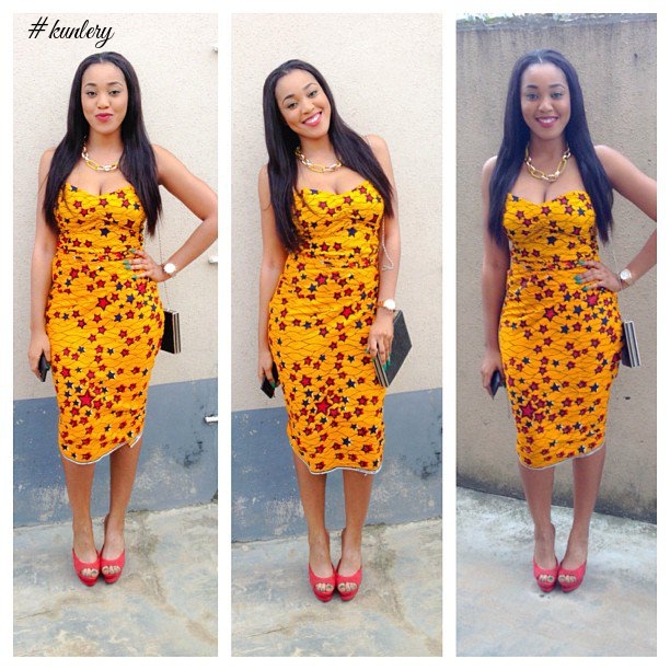 STEP UP YOUR STYLE WITH THESE YELLOW AND RED ANKARA PRINTS STYLES