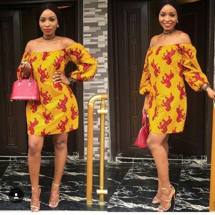 STEP UP YOUR STYLE WITH THESE YELLOW AND RED ANKARA PRINTS STYLES