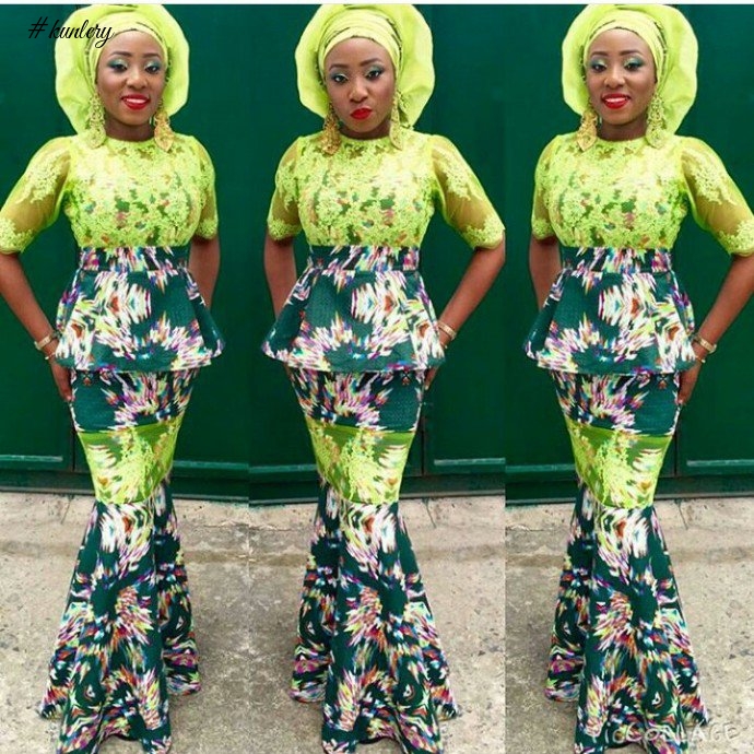 GET CREATIVE WITH THESE ANKARA AND SHEER LACE STYLES