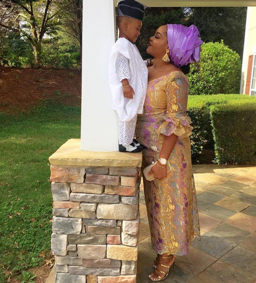 ASO EBI STYLES FOR YUMMY MUM’S AND THEIR CUTIES