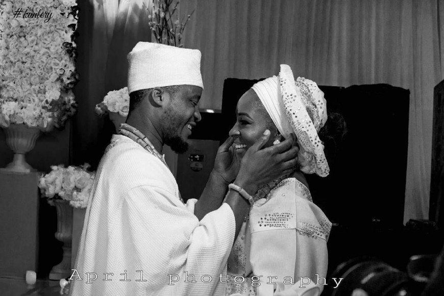 AMINA AND MOBOLANLE’S GREEN AND WHITE TRADITIONAL WEDDING
