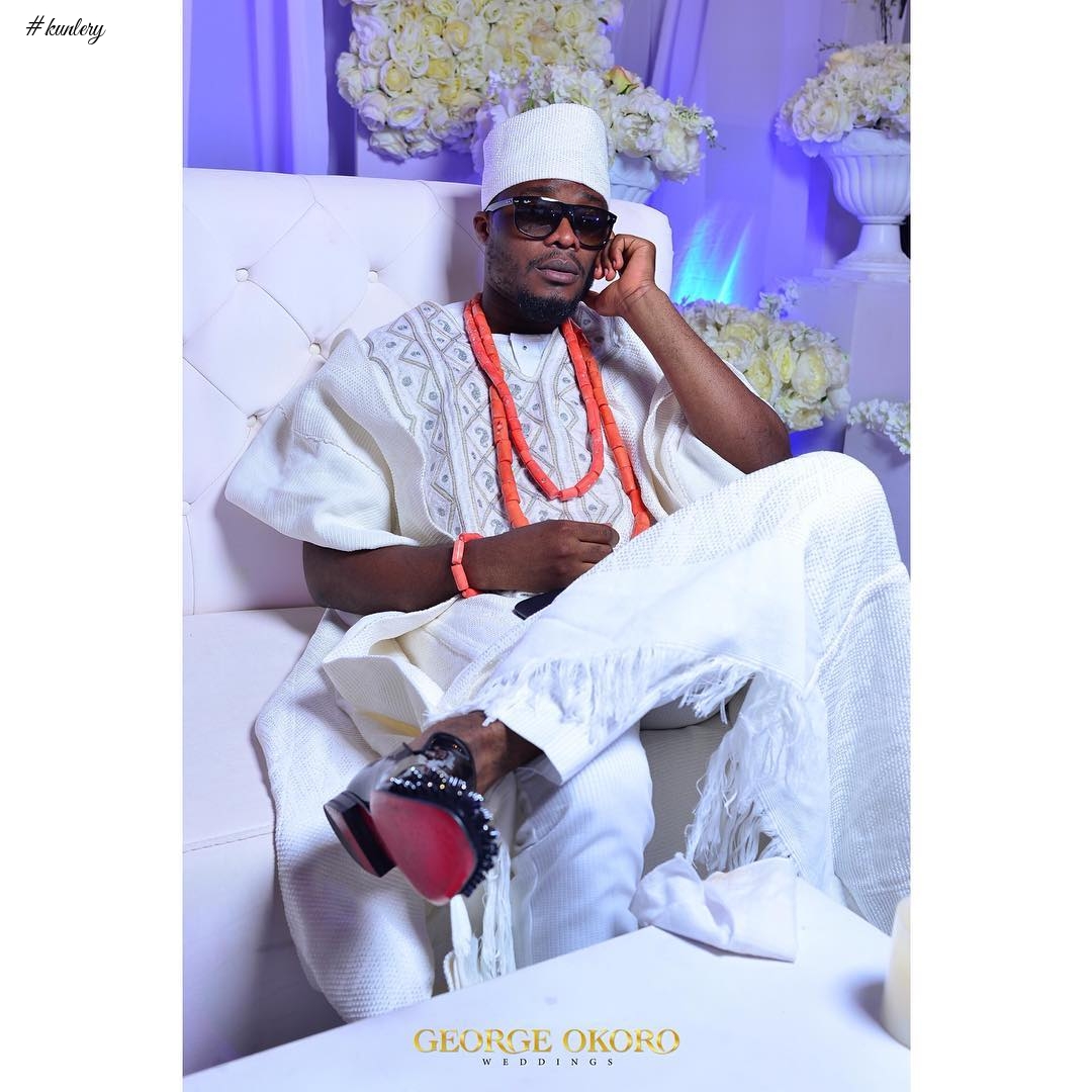 AMINA AND MOBOLANLE’S GREEN AND WHITE TRADITIONAL WEDDING