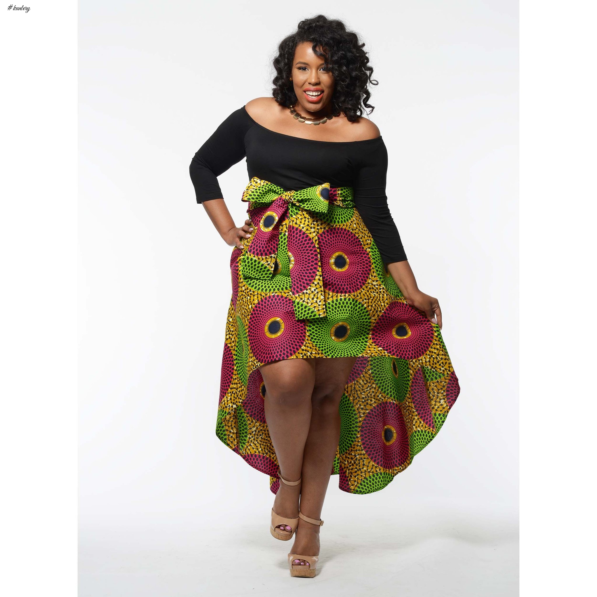 CONTEMPORARY WAYS TO STYLE PLUS-SIZE ANKARA SKIRTS