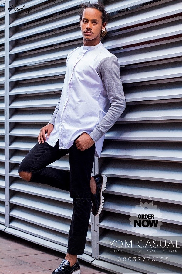 YOMI MAKUN UNVEILS HIS FIRST EVER UNISEX SHIRT COLLECTION FOR CLOTHING BRAND YOMI CASUAL