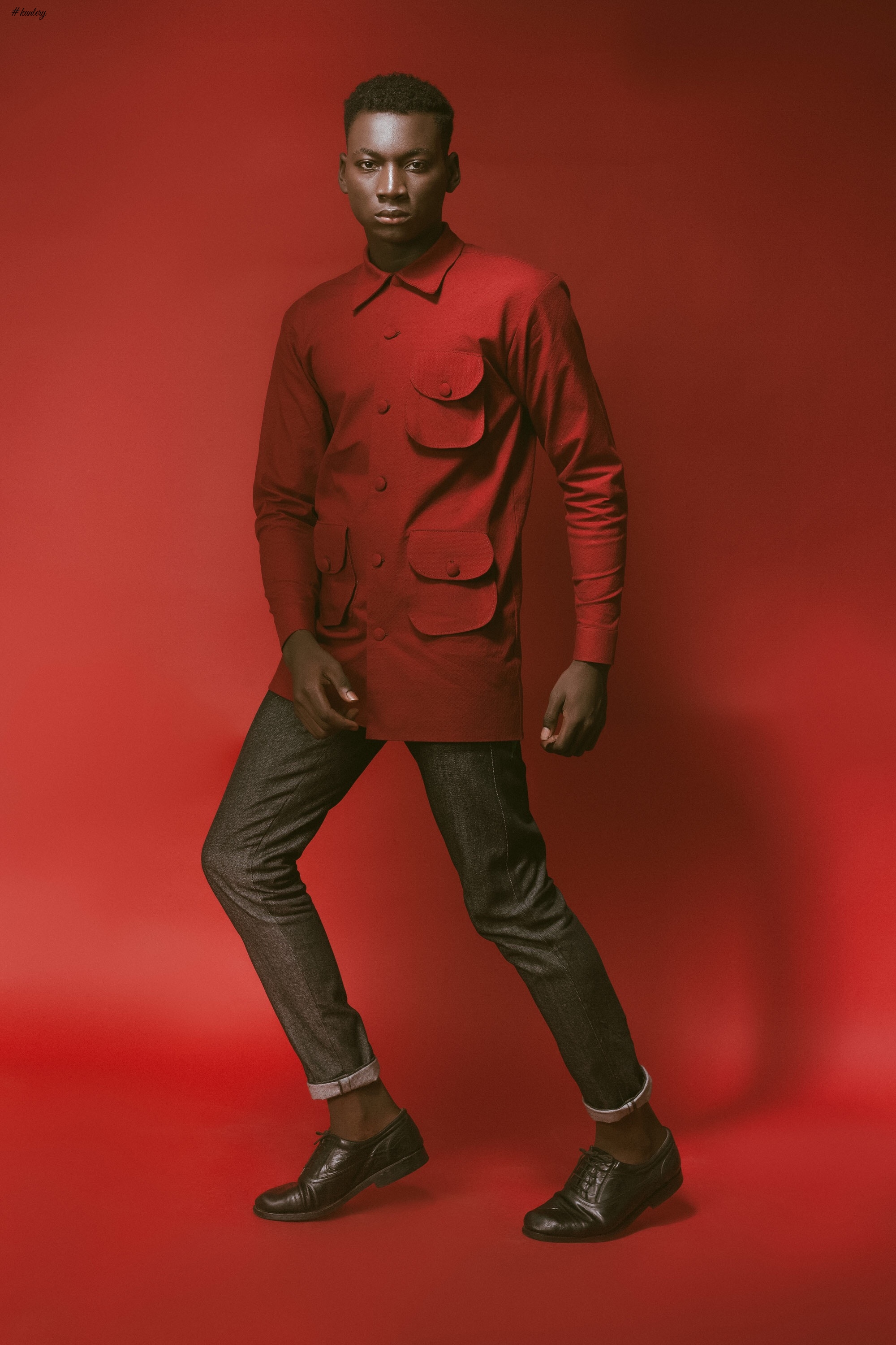 For the Love of Red! Abuja Based Aisha Abu-Bakr Luxury Design Presents Unisex Collection -Rouge (Men)