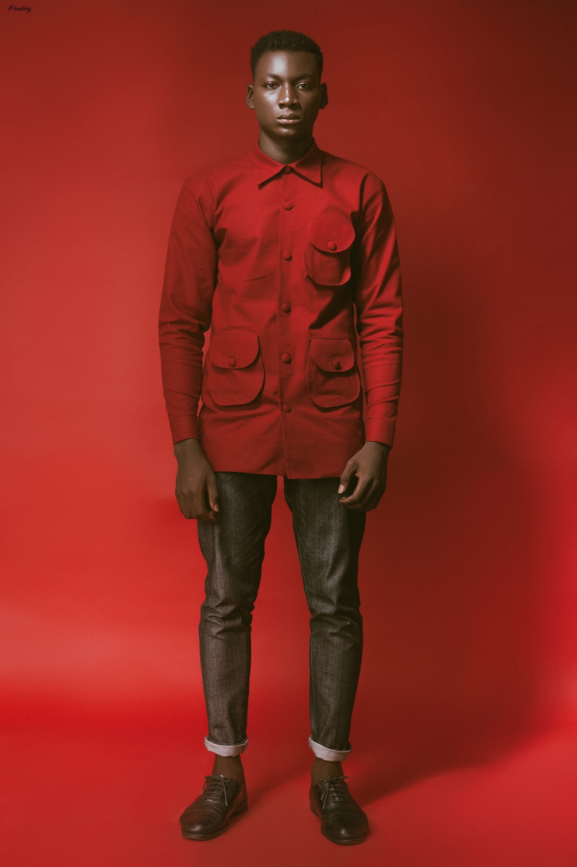 For the Love of Red! Abuja Based Aisha Abu-Bakr Luxury Design Presents Unisex Collection -Rouge (Men)