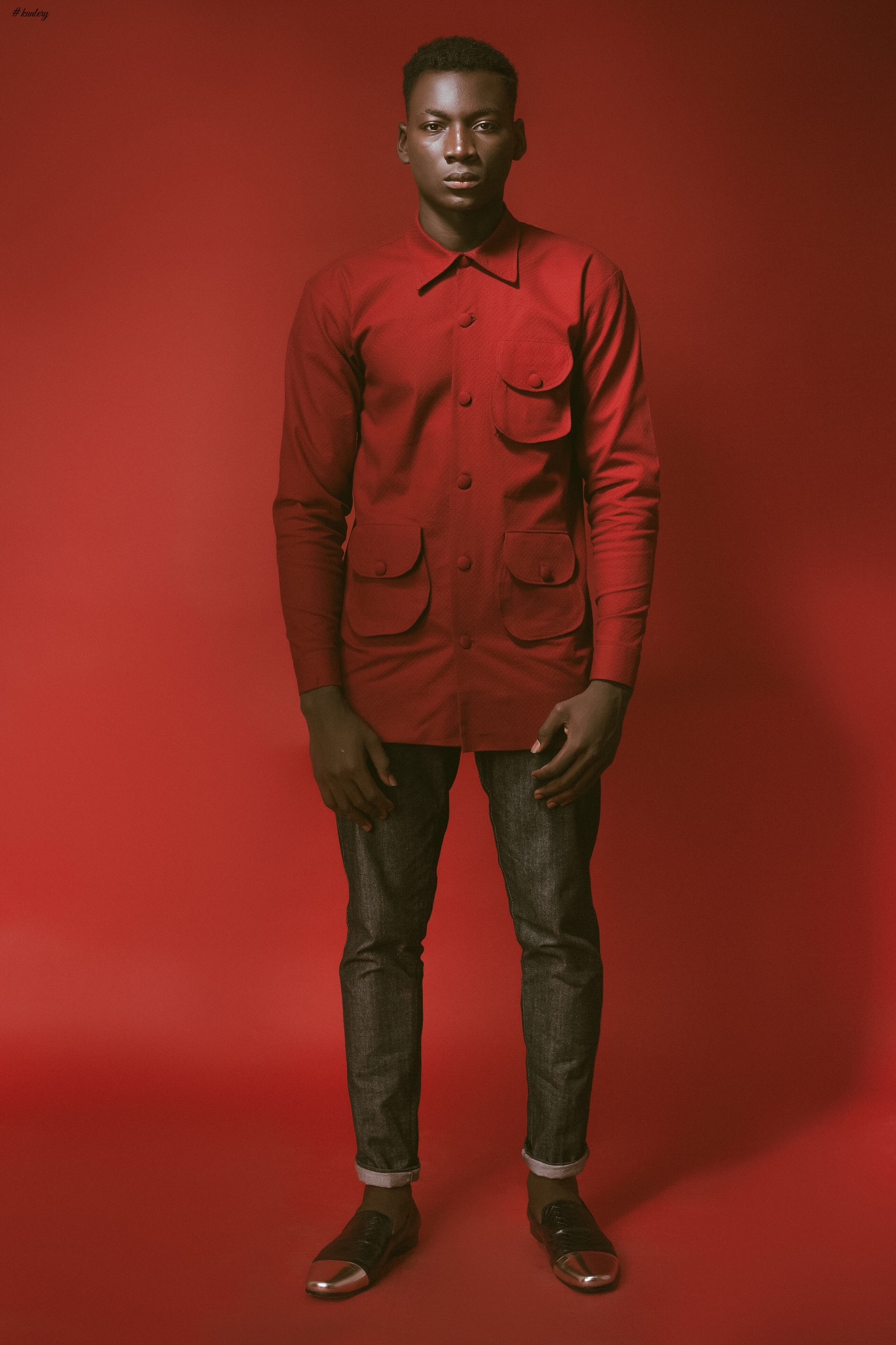 For the Love of Red! Abuja Based Aisha Abu-Bakr Luxury Design Presents Unisex Collection -Rouge (Men)
