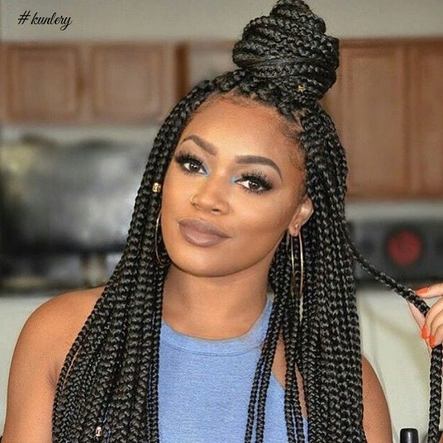 Trendy New Ways to Style your Braids This Week!