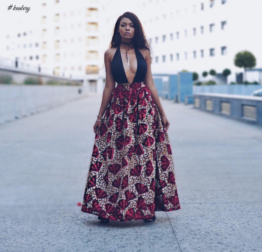 8 FASCINATING FLOOR LENGTH ANKARA PIECES